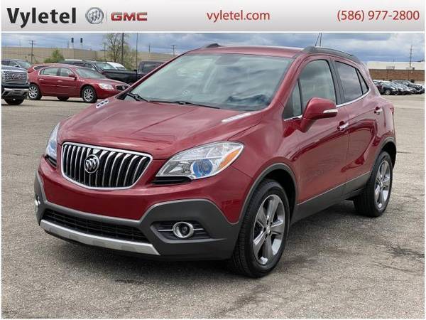 2014 Buick Encore SUV AWD 4dr Convenience - Buick Ruby Red Metallic for sale in Sterling Heights, MI – photo 5