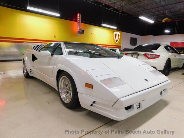 1989 *Lamborghini* *Countach* *Base Trim* White for sale in Boynton Beach , FL