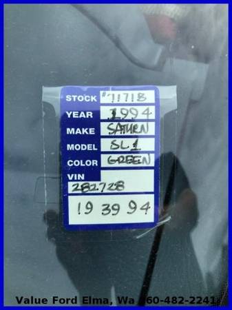 ✅✅ 1994 Saturn SL 4d Sedan SL1 for sale in Elma, WA – photo 12