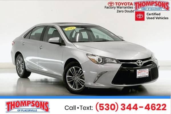 2017 Toyota Camry SE for sale in Placerville, CA