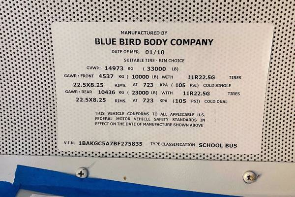 2011 BLUE BIRD BLUE BIRD VISION - - by dealer for sale in Johnstown, CT – photo 22