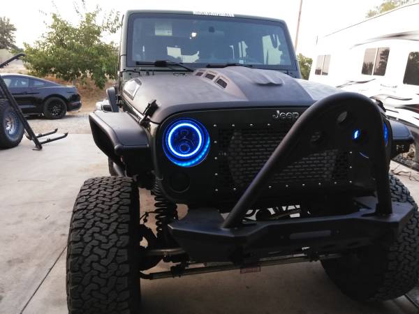 Fully built bruiser conversion jeep jk unlimited Cummins diesel -... for sale in Pearblossom, CA – photo 2