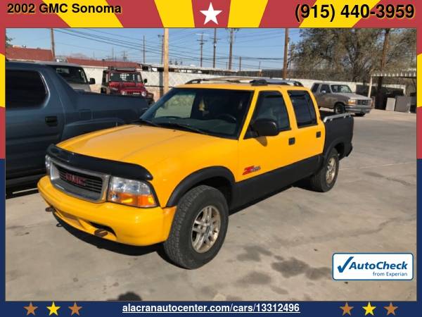 2002 GMC Sonoma Crew Cab 123" WB 4WD SLS *Best Prices In Town* -... for sale in El Paso, TX – photo 2