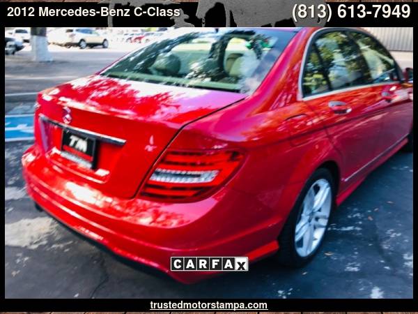 2012 MERCEDES BENZ C-250 SPORT SEDAN with Pwr windows w/1-touch... for sale in TAMPA, FL – photo 9