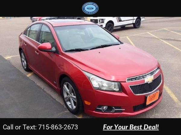 2012 Chevy Chevrolet Cruze LT with 2LT hatchback Red for sale in Thorp, WI