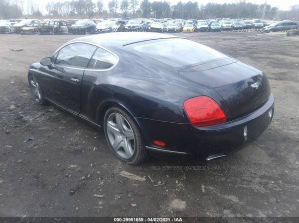 2005 Bentley Continental GT Repairable NY Salvage Title - cars & for sale in Middleboro, NY – photo 2