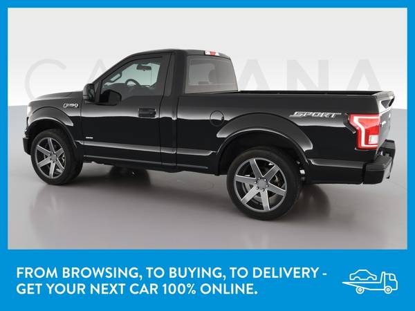 2016 Ford F150 Regular Cab XL Pickup 2D 6 1/2 ft pickup Black for sale in milwaukee, WI – photo 5
