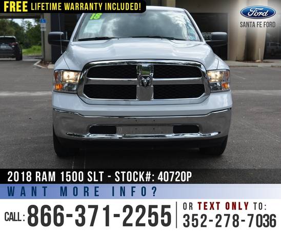 *** 2018 Ram 1500 SLT 4WD *** Backup Camera - Cruise - SiriusXM -... for sale in Alachua, GA – photo 2