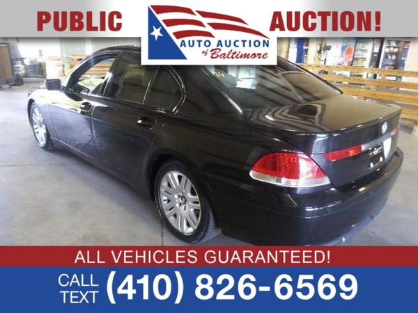 2003 BMW 745i ***PUBLIC AUTO AUCTION***FALL INTO SAVINGS!*** for sale in Joppa, MD – photo 6