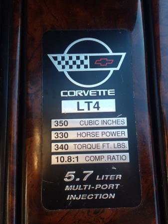 1996 corvette lt 4 for sale in Cowarts, AL – photo 5
