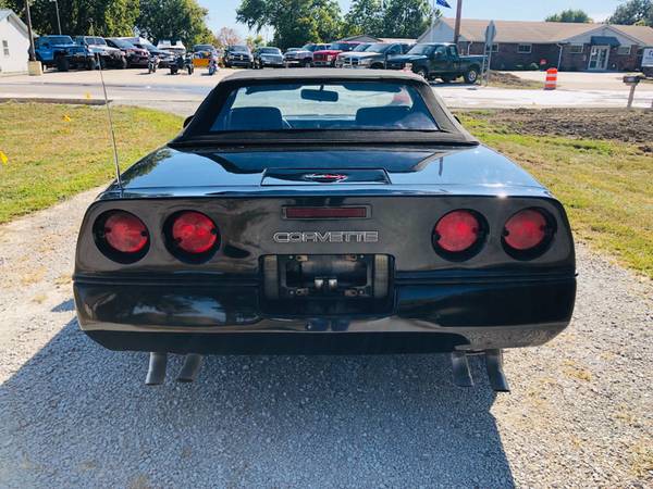 1989 *Chevrolet* *Corvette* *2dr Convertible* BLACK for sale in Cicero, IN – photo 8