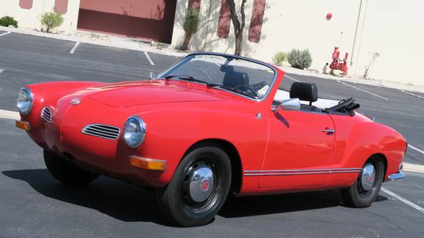 1970 VOLKSWAGEN KARMANN GHIA CONVERTIBLE RARE AUTO 1600! NEW TOP! for sale in Lucerne Valley, CA