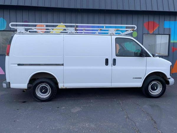 2001 Chevrolet Express Cargo G2500 Ladder Rack Bins And Good Tires -... for sale in Westminster, CO – photo 6