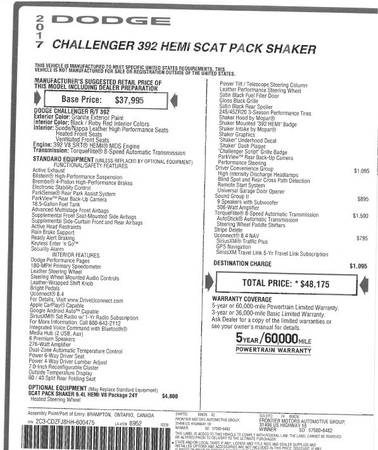 2017 Dodge Challenger 392 Hemi Scat Pack Shaker 10,080 miles for sale in Rapid City, SD – photo 2