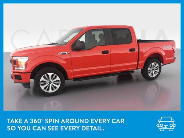 2018 Ford F150 SuperCrew Cab Lariat Pickup 4D 5 1/2 ft pickup Blue for sale in Madison, WI – photo 3