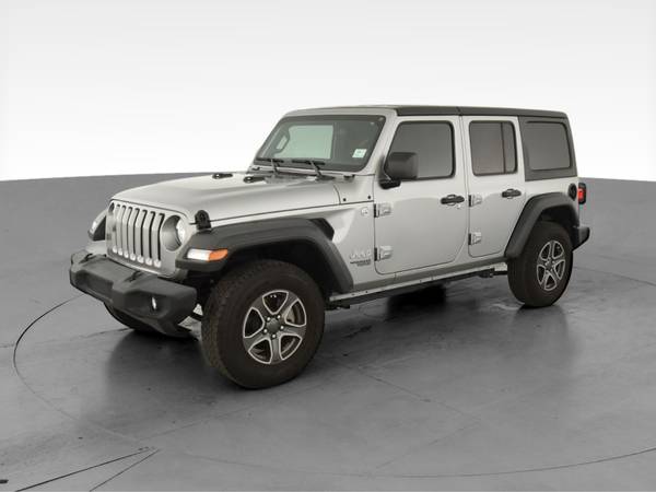 2019 Jeep Wrangler Unlimited Sport S Sport Utility 4D suv Silver - -... for sale in Chicago, IL – photo 3