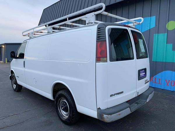 2001 Chevrolet Express Cargo G2500 Ladder Rack Bins And Good Tires -... for sale in Westminster, CO – photo 3