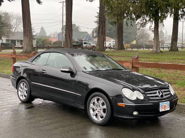 2004 Mercedes Benz CLK 320 Convertible Black on black With only 52k... for sale in Tacoma, WA – photo 8