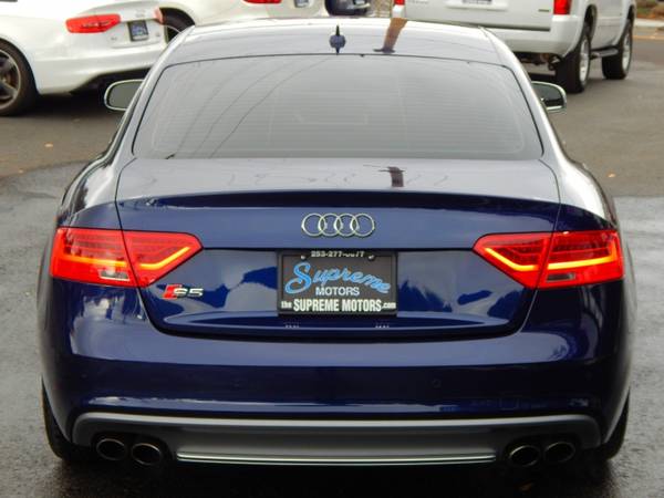 2014 Audi S5 3.0T Coupe AWD + 1 Owner CLEAN CARFAX + RARE BLUE for sale in Kent, WA – photo 11