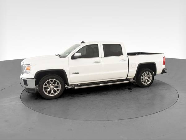 2015 GMC Sierra 1500 Crew Cab SLT Pickup 4D 5 3/4 ft pickup White for sale in Arlington, District Of Columbia – photo 4