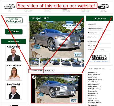 🚨 2012 Jaguar XJ 🚨- 89K Miles - 🎥 See Video Of This Ride! for sale in El Dorado, LA – photo 2
