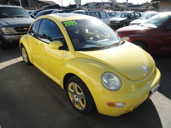 2002 VOLKWAGEN BEETLE TURBO BRIGHT YELLOW !!! for sale in Gridley, CA – photo 2