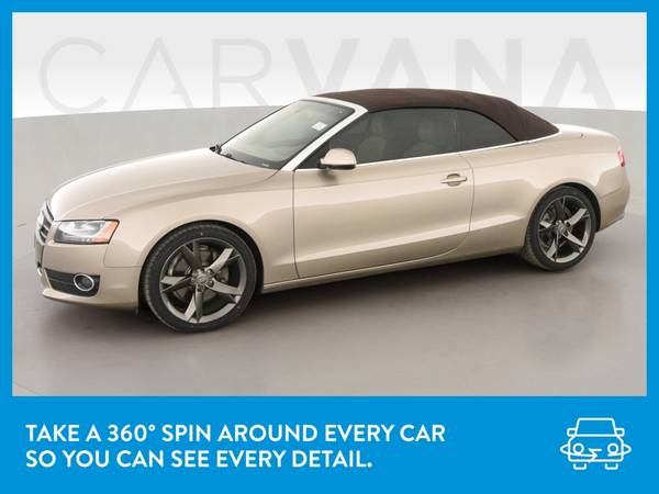 2011 Audi A5 2 0T Quattro Premium Cabriolet 2D Convertible Beige for sale in Other, OR – photo 3