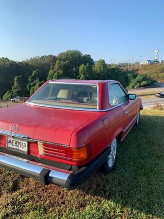 RED 1983 Mercedes-Benz Sports 380SL Convertable Low Miles for sale in Cherry Log, GA – photo 2