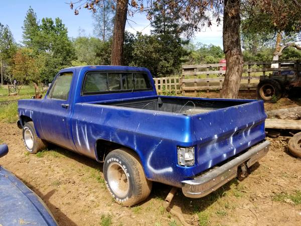 1973 Chevy short bed for sale in Foresthill, CA