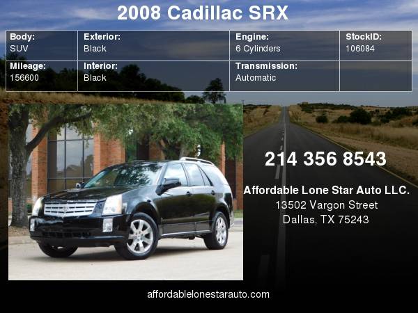 2008 Cadillac SRX RWD 4dr V6 for sale in Dallas, TX – photo 24
