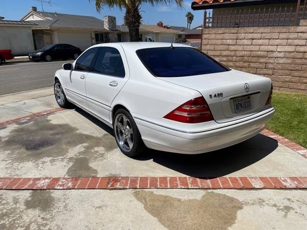 2001 - White Mercedes Benz S430 for sale in Los Angeles, CA – photo 2