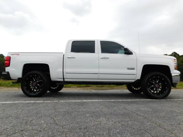 LIFTED 15 CHEVY SILVERADO 1500 LTZ CREW 4X4 20X10 NEW 33X12.50... for sale in KERNERSVILLE, NC – photo 3