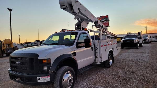 2008 Ford F-450 4wd 40ft Work Bucket 3200lb Crane Truck 9ft Utility for sale in San Antonio, TX – photo 2