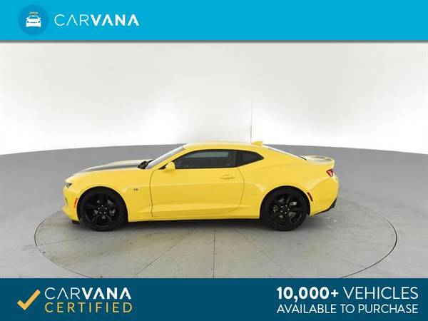 2017 Chevy Chevrolet Camaro LT Coupe 2D coupe Yellow - FINANCE ONLINE for sale in Newark , NJ – photo 7