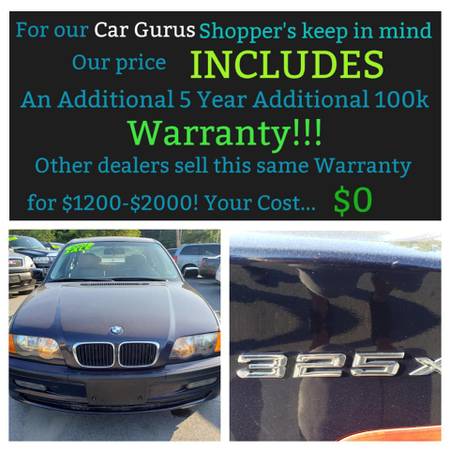 01 BMW 325xi AWD!Dealer Trade!Leath+Roof!5 Yr 100K Warranty INCLUDED!! for sale in Methuen, MA – photo 23