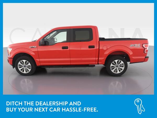 2018 Ford F150 SuperCrew Cab Lariat Pickup 4D 5 1/2 ft pickup Red for sale in Green Bay, WI – photo 4