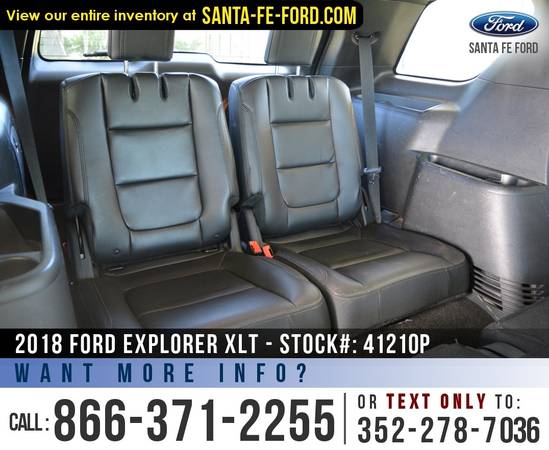 2018 FORD EXPLORER XLT Camera, Leather/Suede Seats, WiFi for sale in Alachua, FL – photo 19