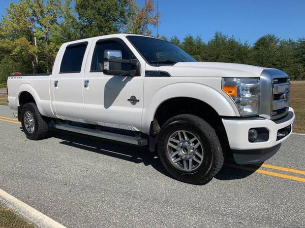 2016 Ford F350 Platinum Crew Cab 4x4 #WARRANTYINCLUDED #PRICEDROP! for sale in PRIORITYONEAUTOSALES.COM, NC – photo 3