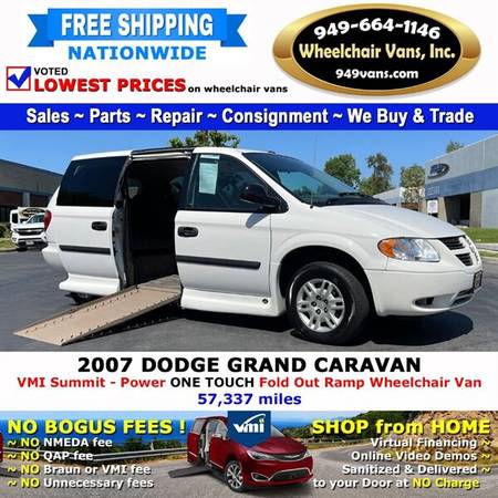 2007 Dodge Grand Caravan SE Wheelchair Van VMI Northstar - Power In for sale in LAGUNA HILLS, AZ