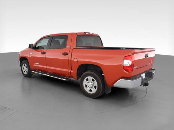 2018 Toyota Tundra CrewMax SR5 Pickup 4D 5 1/2 ft pickup Orange - -... for sale in Placerville, CA – photo 7