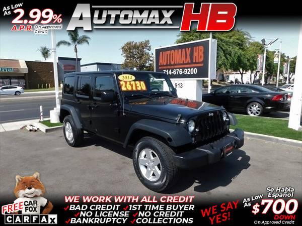 2014 Jeep Wrangler Unlimited Sport for sale in Huntington Beach, CA