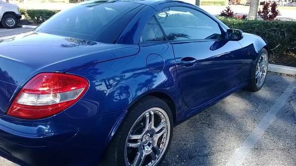 Rare Orion Blue Gorgeous Mercedes SLK350 ONLY 130 for year! - cars &... for sale in Palm Harbor, FL – photo 2