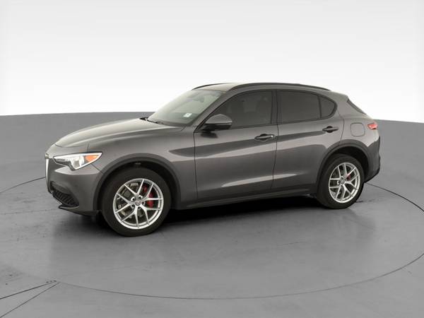 2018 Alfa Romeo Stelvio Ti Sport SUV 4D hatchback Gray - FINANCE -... for sale in Denver , CO – photo 4