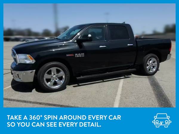 2016 Ram 1500 Crew Cab Big Horn Pickup 4D 5 1/2 ft pickup Black for sale in Roach, MO – photo 3