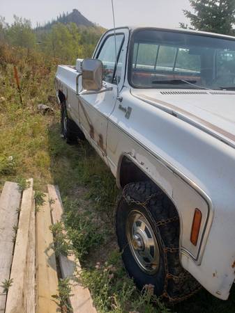 snowplow truck 1975 Chevy K20 - cars & trucks - by owner - vehicle... for sale in Kremmling, CO – photo 2