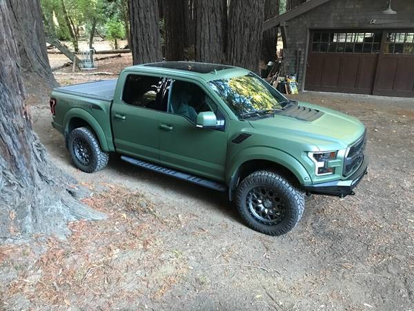 ONE OF A KING RAPTOR with MILITARY GREEN WRAP over white - cars & for sale in San Carlos, CA – photo 5