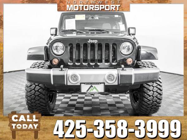 Lifted 2013 *Jeep Wrangler* Unlimited Sahara 4x4 for sale in Lynnwood, WA – photo 7