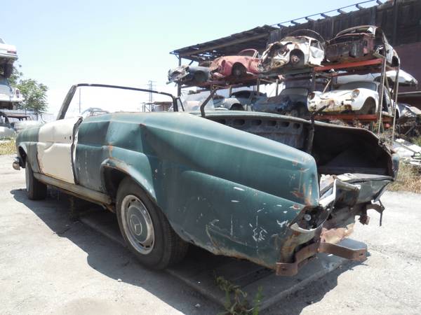 1965 Mercedes 220SE Convertible Project Car for Restoration 111 Cabrio for sale in Los Angeles, CA – photo 3