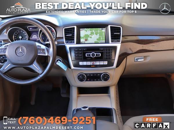 2015 Mercedes-Benz ML 350 with Service Records, Low Miles - cars & for sale in Palm Desert , CA – photo 4