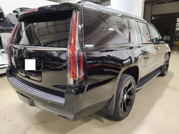 2015 Cadillac Escalade ESV 4WD Luxury-Black/Black-1... for sale in Portland, NY – photo 4